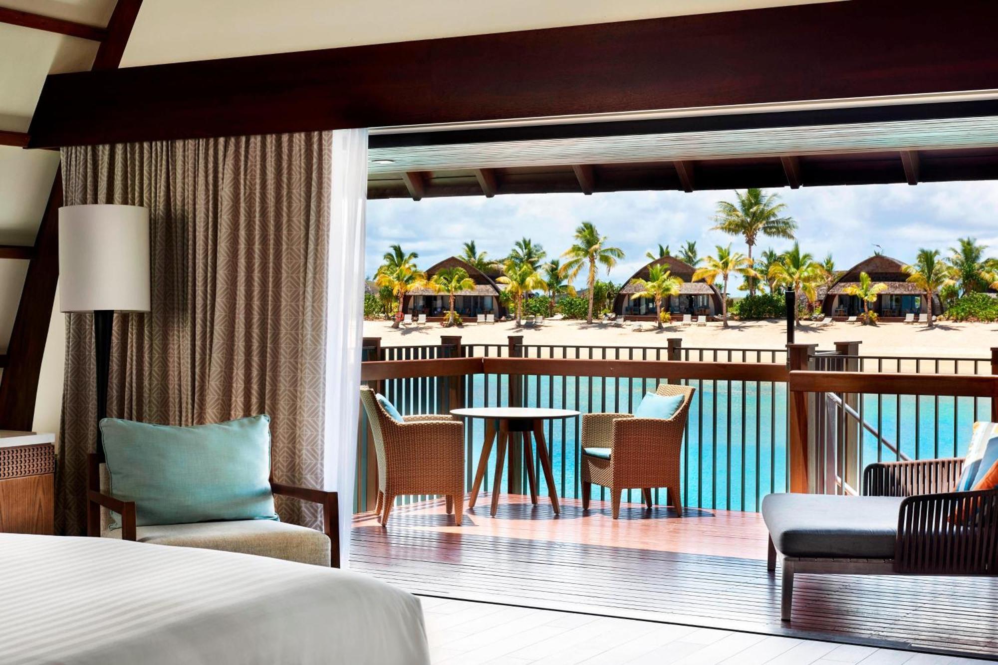 Fiji Marriott Resort Momi Bay Bagian luar foto A view from a room at the resort